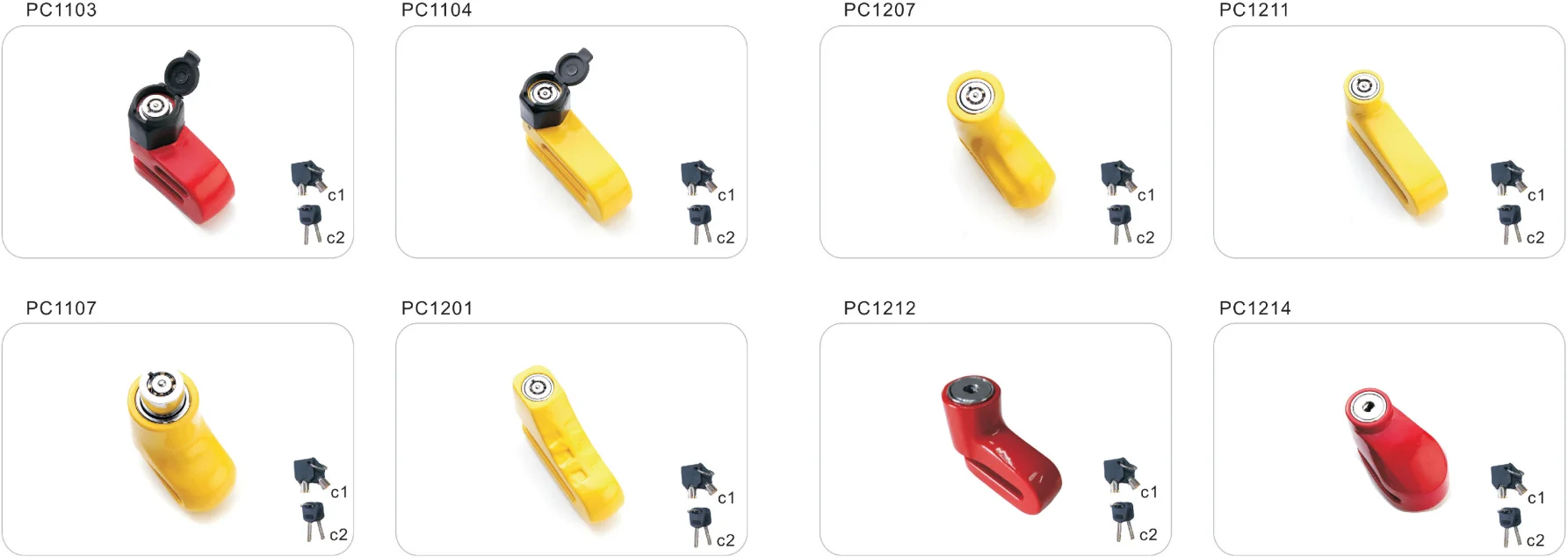 UMEDO-wholesale price black color anti theft motorcycle disc brake lock