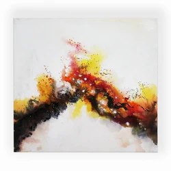 Netion top seller custom handmade abstract modern line wall art canvas oil painting landscape painting