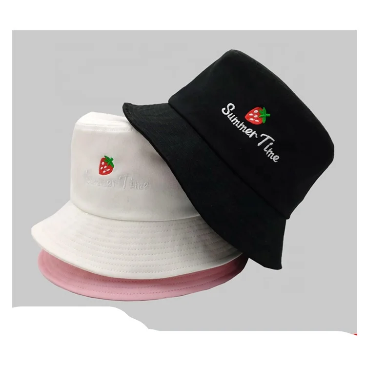 Hot Sale High Quality Blank Bucket Hat Custom Color Fishing Hat Adult Size Custom Mens Bucket Hats With Logos