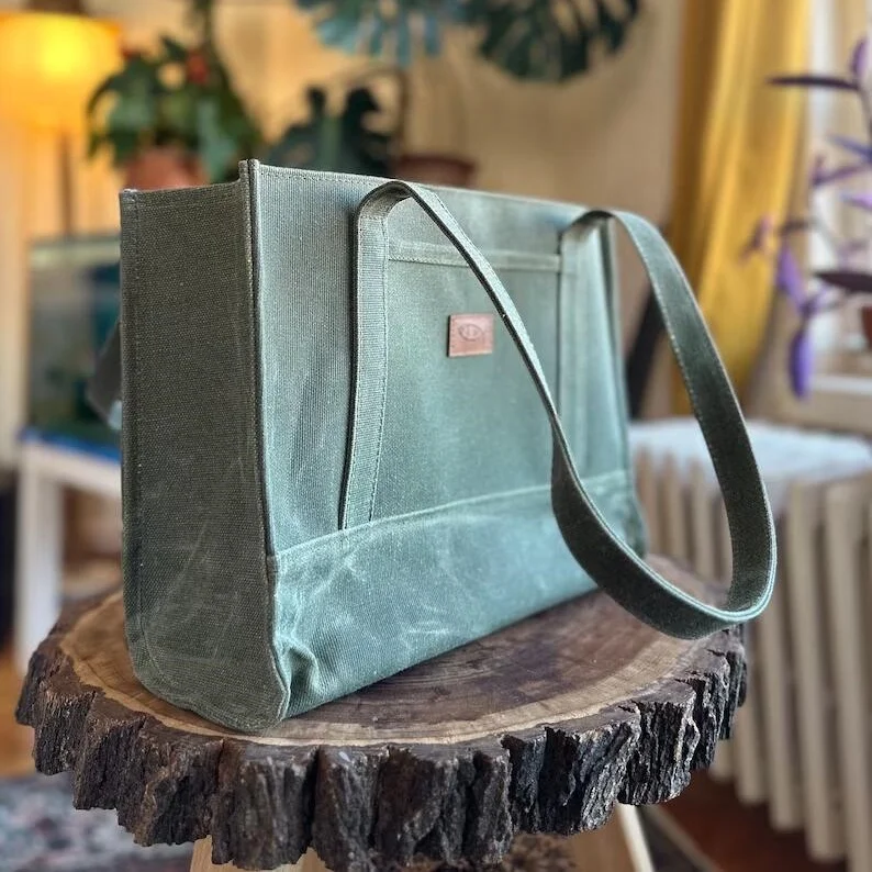 16oz Vintage Design 100% Cotton Durable Oil Waxed Waterproof Coated Canvas Fabric For Handbags Backpack