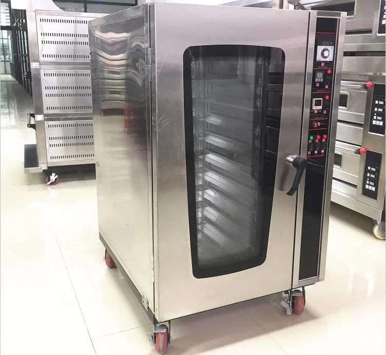 baking equipment automatic industrial electric baking rotary oven commercial 8 trays convection oven for sale