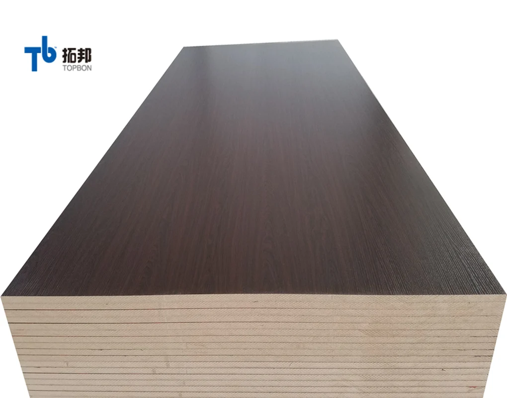 black melamine laminated mdf board TOPBON