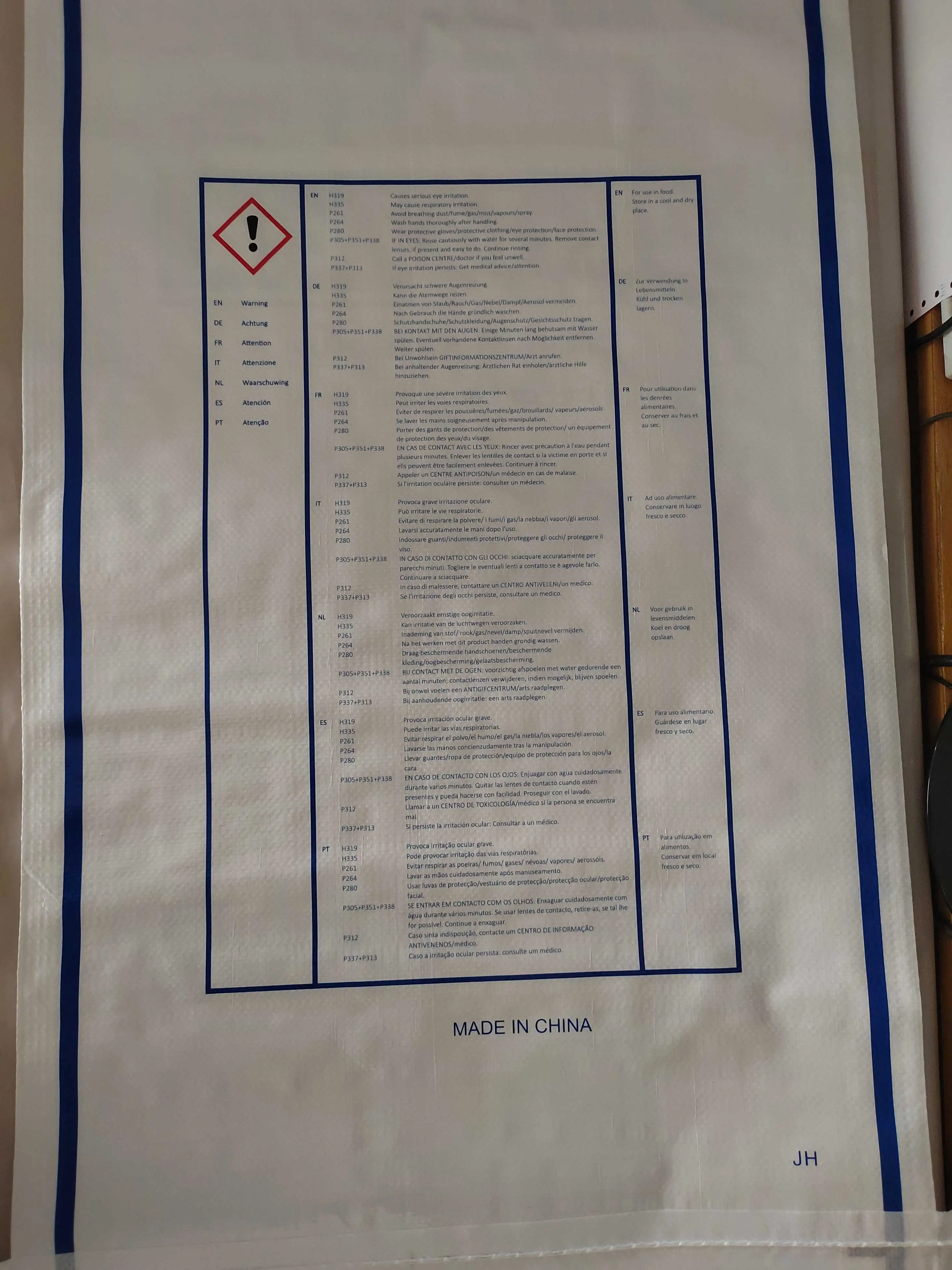 Healthy Food Grade White Powder Ensign Citric Acid Anhydrous