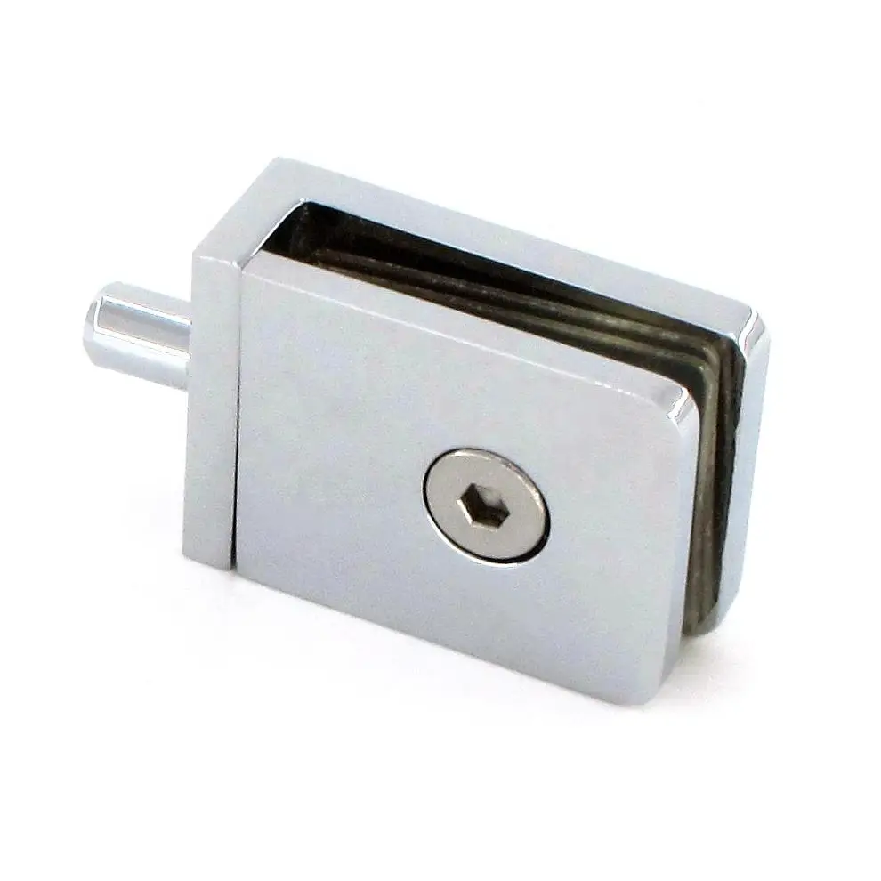 Wholesale frameless glass cabinet hinge 360 degree free swing brass chrome shower glass door rotate pivot floor hinge