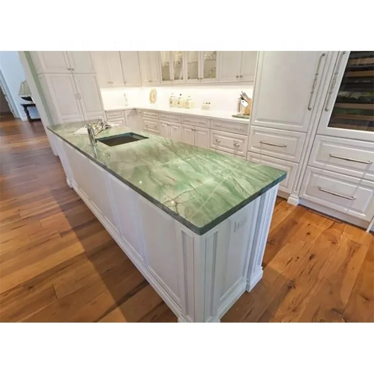 Brazil granite stone verde gaya green quartzite slabs for kitchen island and countertops