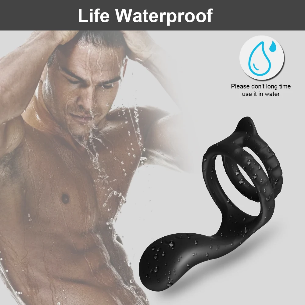 Silicone Cock/ Penis Rings for Erection Enhancing, Long Lasting Stronger Stretchy Adult Sex Toys for Men or Couples