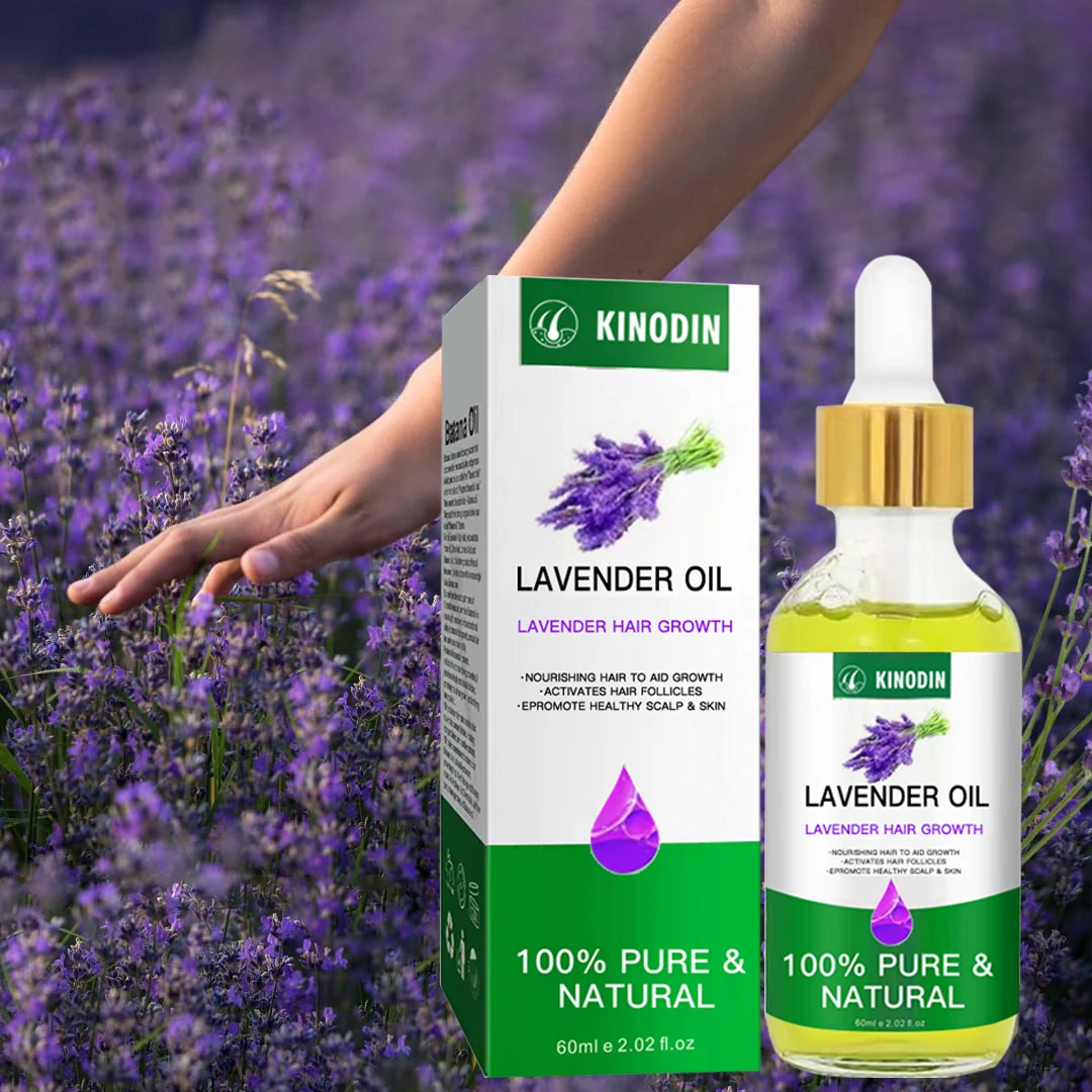 60ml Pure Natural Skin Hair Care Product  For Hair Growth Nourishing With Lavender Oil