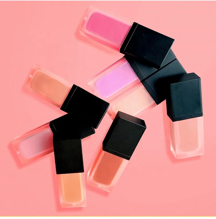 Wholesale lip tint oem cheek liquid blush private label face makeup liquid blusher