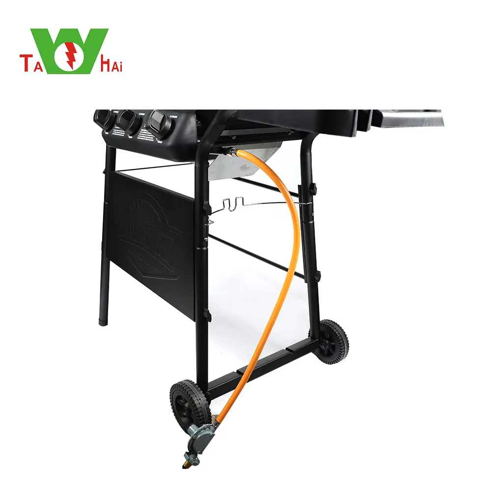 Outdoor Gas Counter Top Camping Gas Grill Garden Outdoor Portable Barbecue Trolley Charcoal Bbq Grill Oven With Wheels