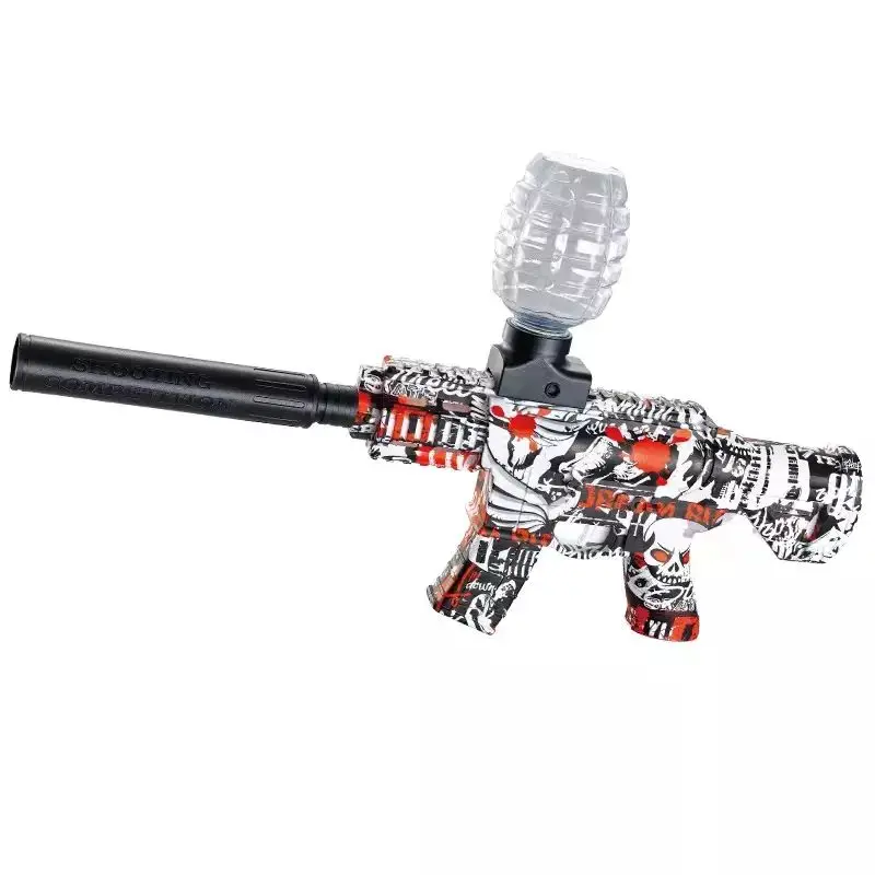 M416 Game Gun Set with CPC Certification, Electric Gel Ball Gun and Graffiti Gel Spray Ball Gun 1000 bullets