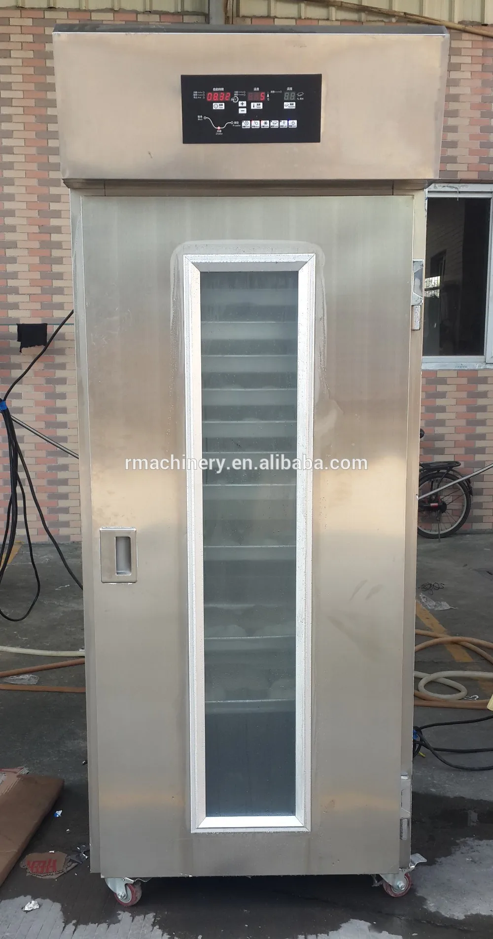 Bakery Equipment Pizza Bread Fermenting Machine 18 Trays Dough Retarder Proofer Cabinet Automatic Pastry Proofing Machine Price