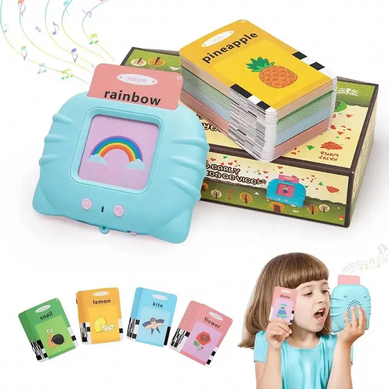 Hot Selling 2023 Educational Toys Talking Flash Electronic Cognitive Cards For Kids
