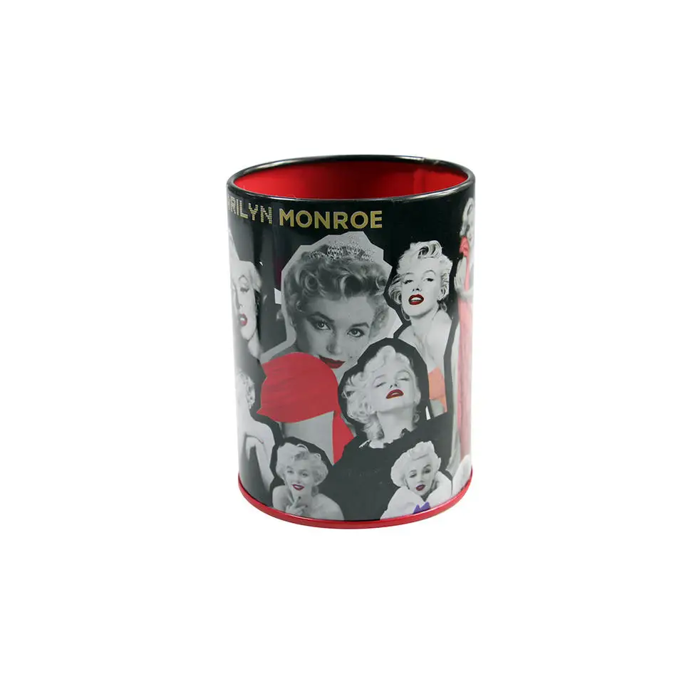 Custom Wholesale Metal Tin Lovely Pen Holder for Desk Organizer Boxs Kids