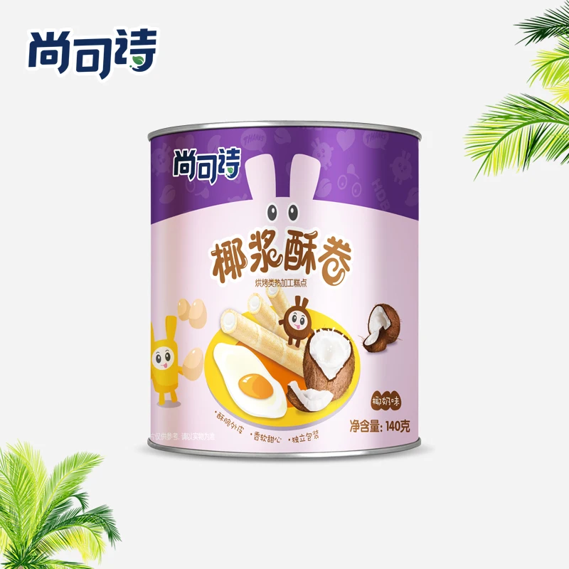 
Egg roll for baby Children biscuit Coconut milk flavor 135g*1 