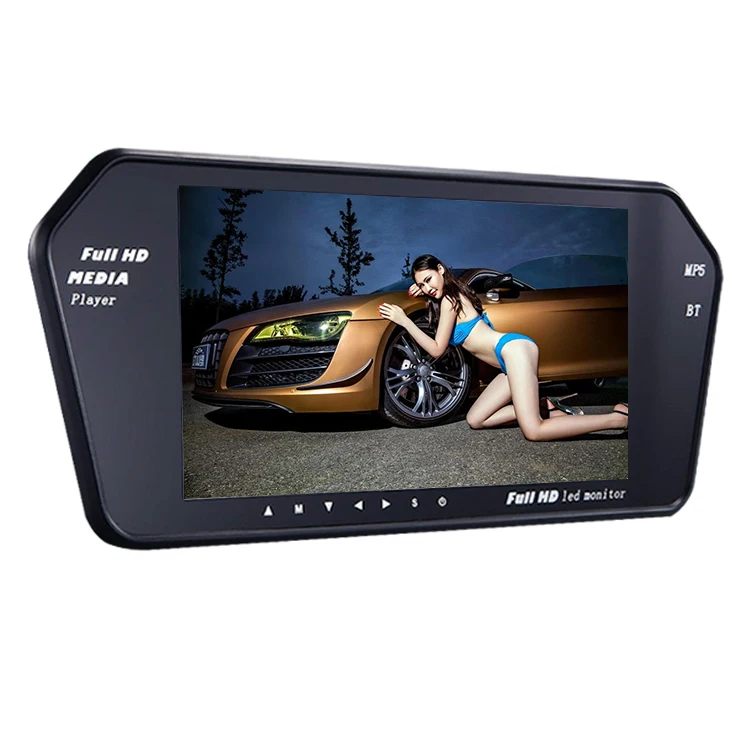 7 inch car monitor mirror link digital car standalone monitor with cameras tv