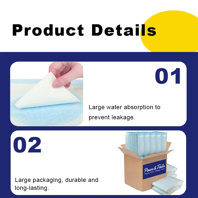 Super Absorbent Odor Controlling Washable Dog Training Pads  Travel Pee Pads for Dogs