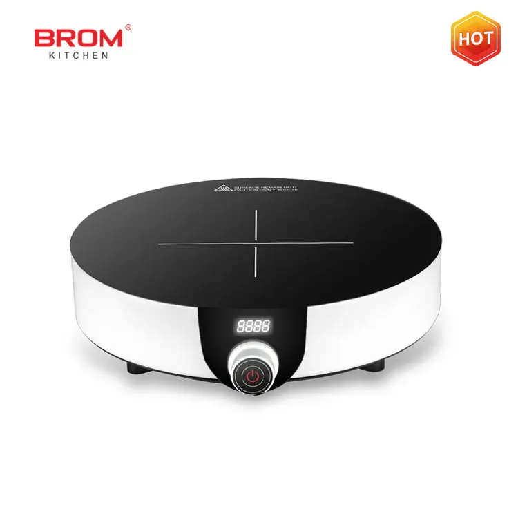 huichu oem multi function electrical hot plate hob electric hotpot cooktop small low price shabu shabu round induction cooker