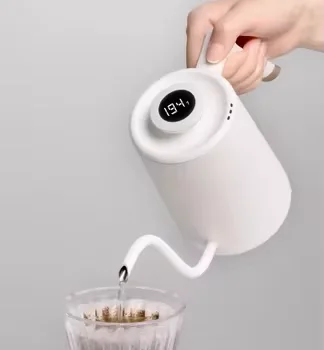 black & white color Timemore small T digital display electronic coffee thermometer