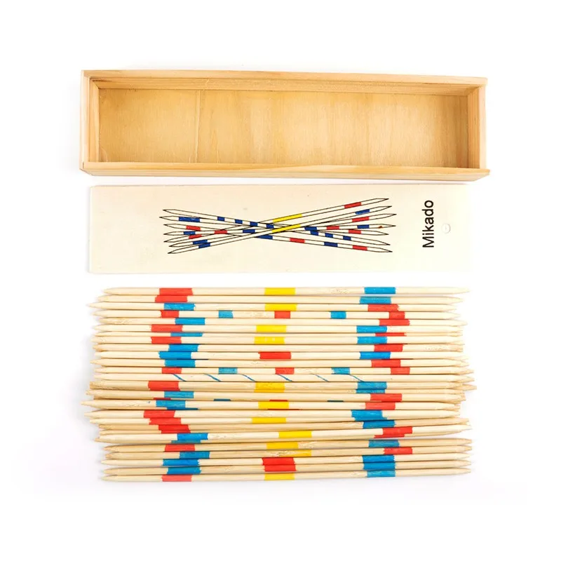 Educational Toys outdoor games for kids children wooden mikado games