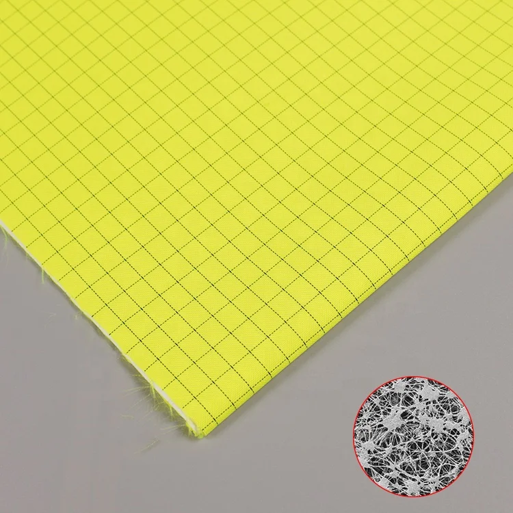 Новое поступление, Водонепроницаемая дышащая саржевая ткань HV Yel, ламинированная ткань с мембраной из ПТФЭ для безопасной одежды