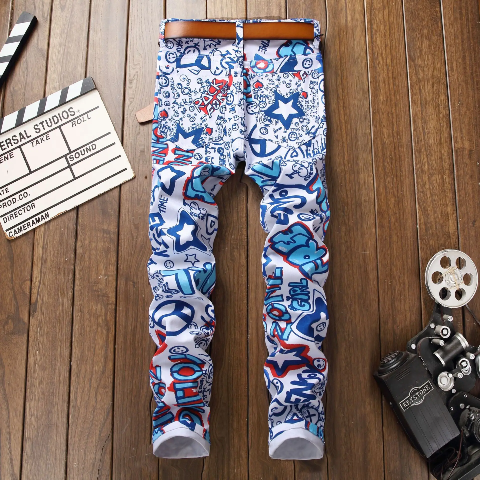 AIPA Wholesale Usa Urban Star Jeans Manufacturer Printing Design Men Pants Bulk Price Of Denim Jeans