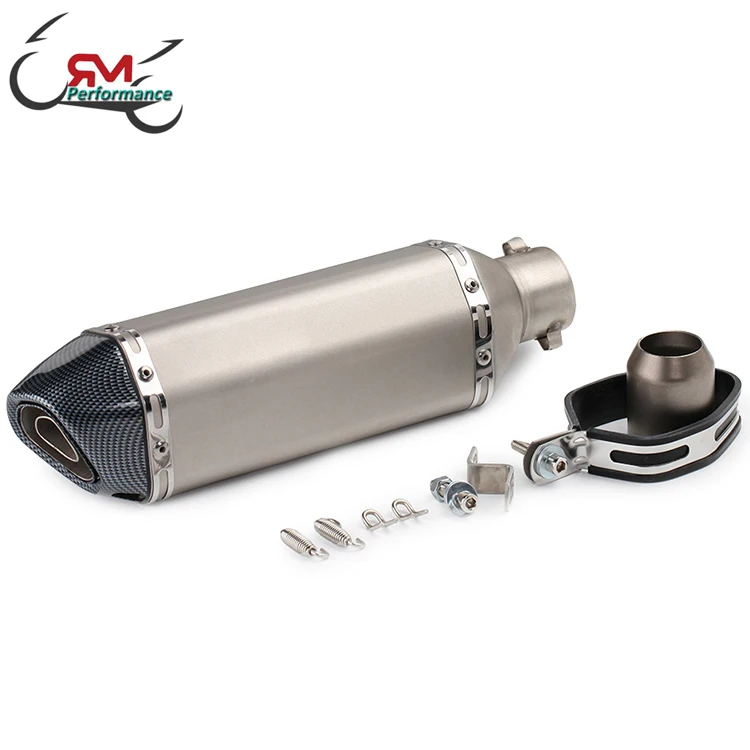 UniversalRACING Modified Motorcycle Exhaust Pipe escape Muffler fit all Motorcycle ATV Scooters Dirt bike