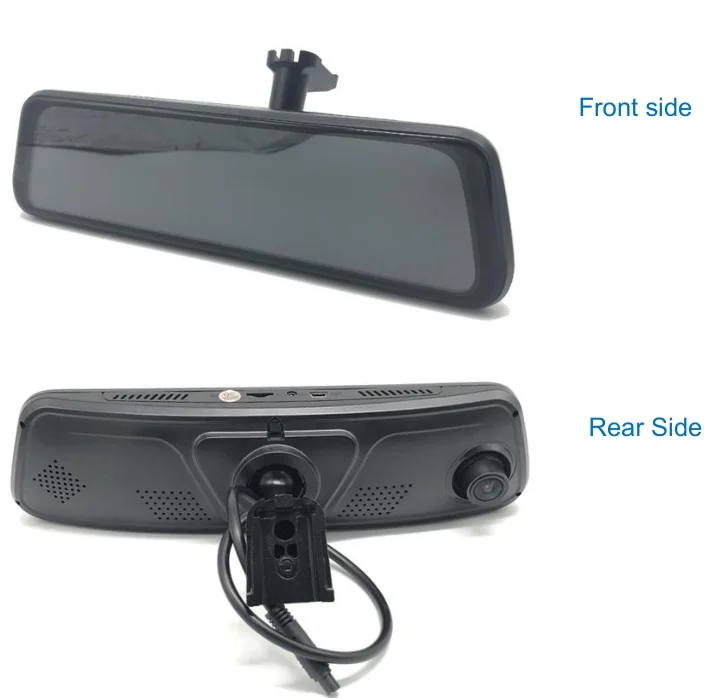 Лидер продаж 9v-36v IPS сенсорный экран WDR dual lens dvr зеркало заднего вида Автомобильная камера видеорегистратор автомобильный черный ящик
