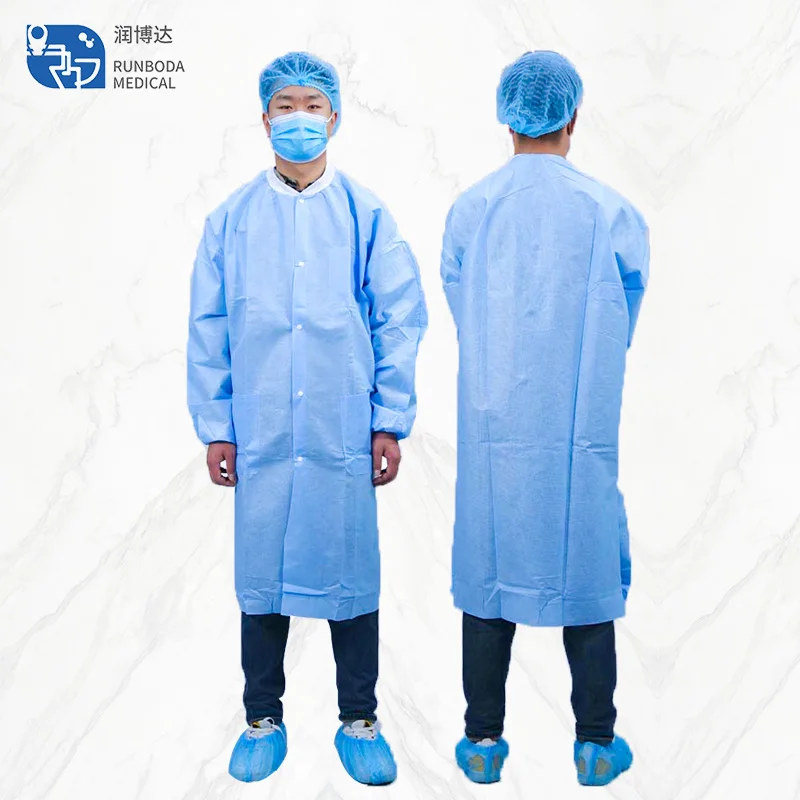 disposable lab coat set lab disposable coat black pp.lab coats disposable