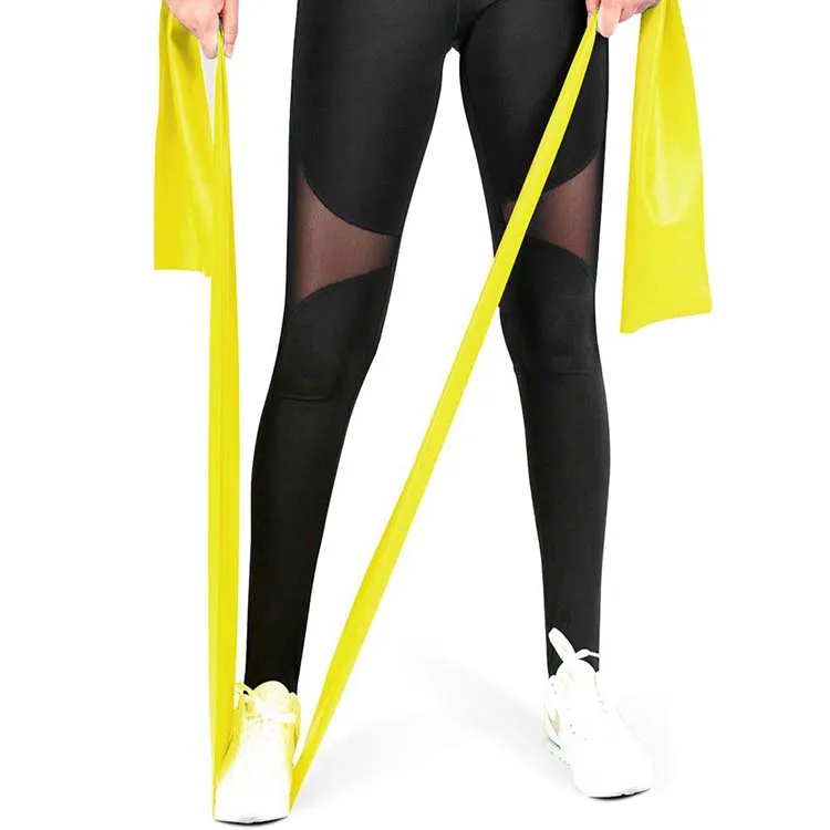 Wholesale Home Fitness Eco Friendly Natural Latex Stretch Training Thera Band Elastic Latex Exercise Bands