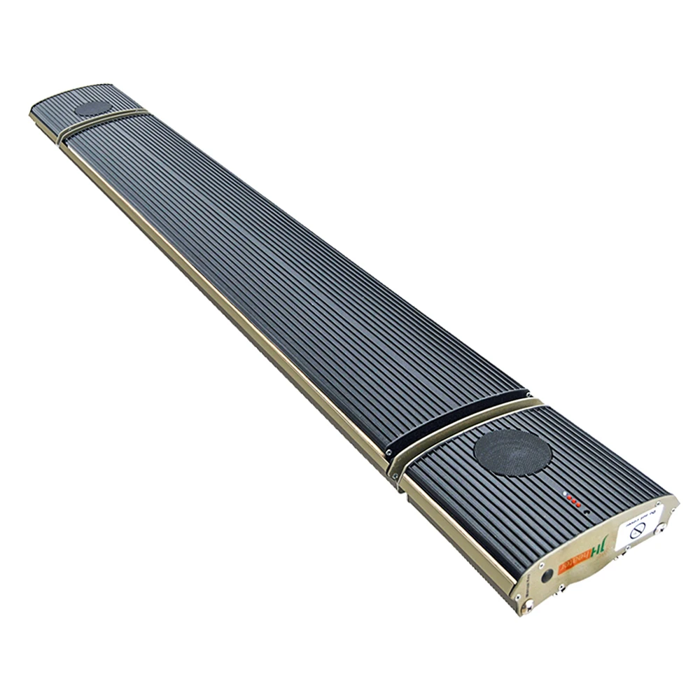 JHheatsup 2400W Remote Control Infrared Radiant Heater Lamp Outdoor Electric Panel Heater with Speaker Audio