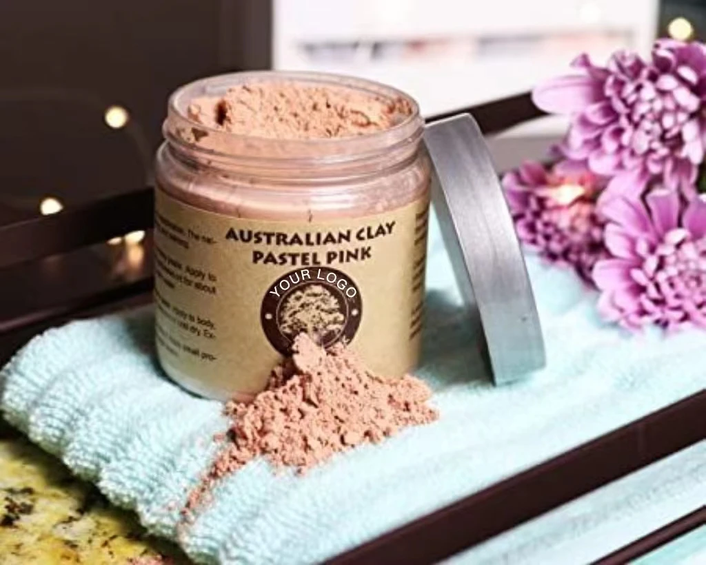 hot sale OEM private label hydrating skin care facial product firmness Australian pink clay mask powder for all skin