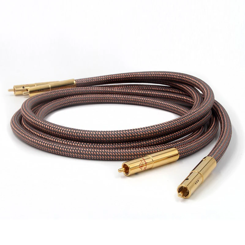 Кабель RCA Accuphase 40-е юбилейное издание соединительный аудиокабель позолоченный
