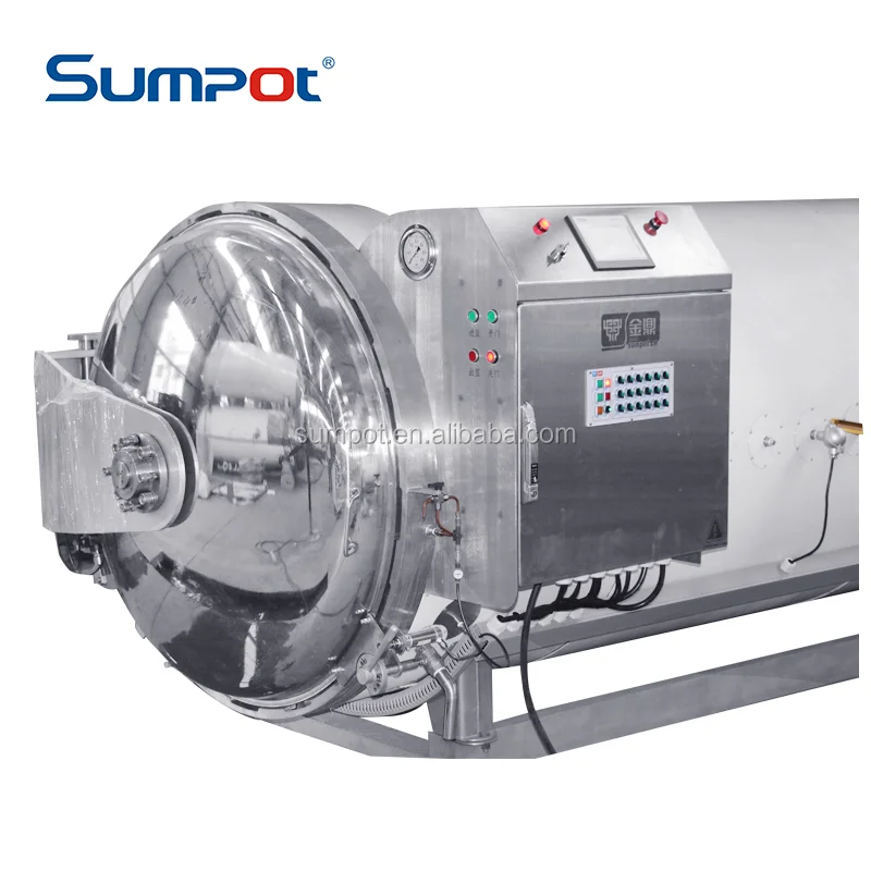 Best Selling Hot Water Spray Retort Machine For Pouch Autoclave Sterilizer