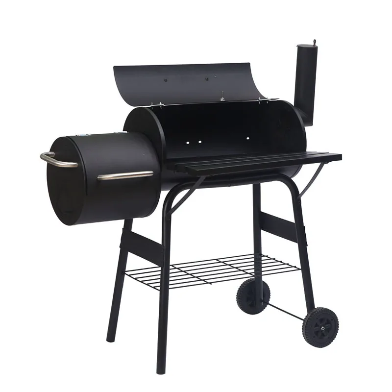Barrel Bradley Smoker Heavy Duty Pig Large Metal Commercial Texas Charcoal Offset Smokers Cast Iron Bbq Grills Machine For Sale