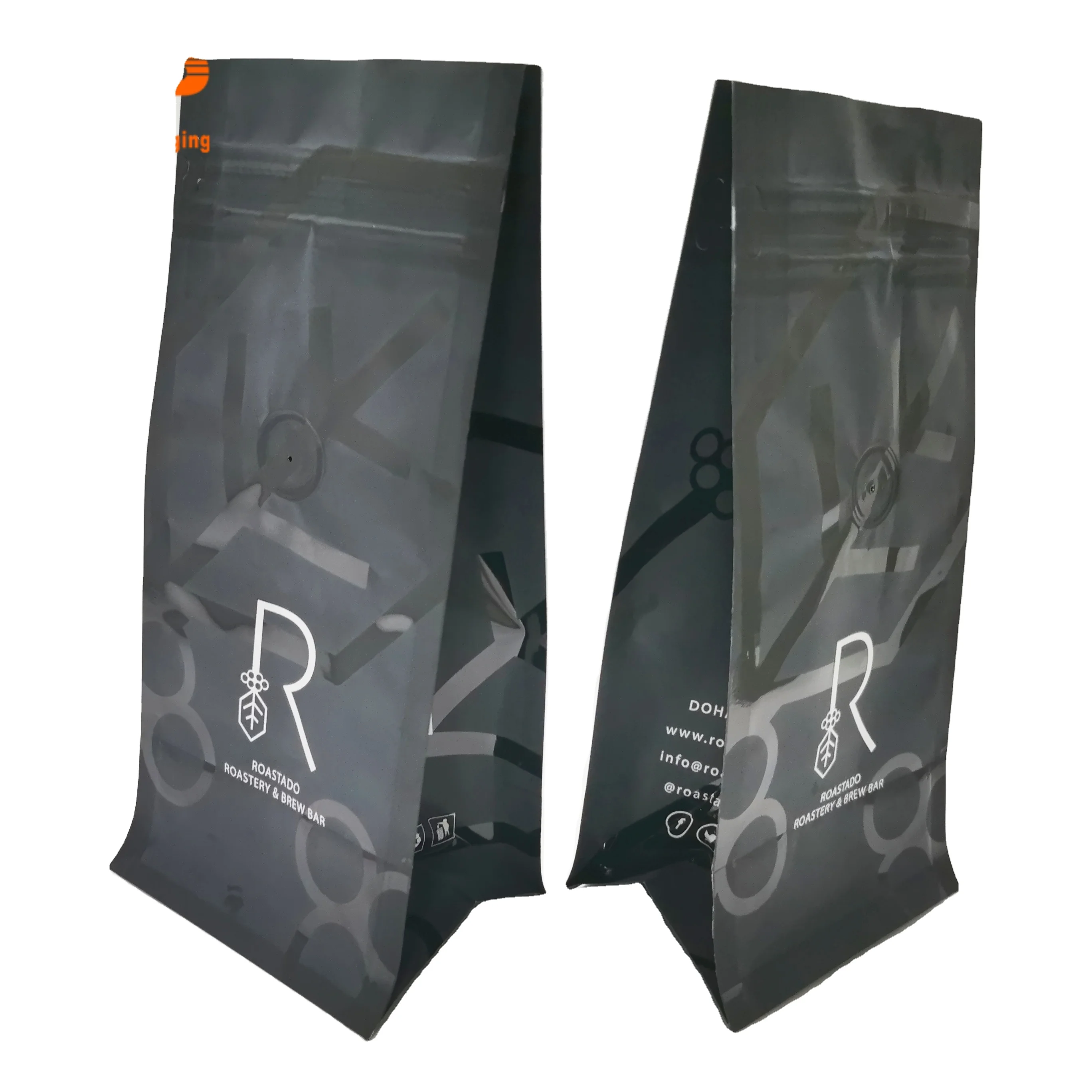 Customized printing aluminium bag coffee bag  packaging with zipper value coffee bean pouches