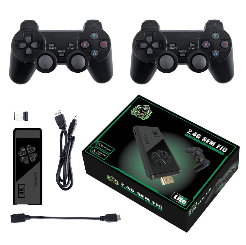 64GB 12000+ game stick M8 mini video game console USB stick wireless handheld player HD TV handheld video game console