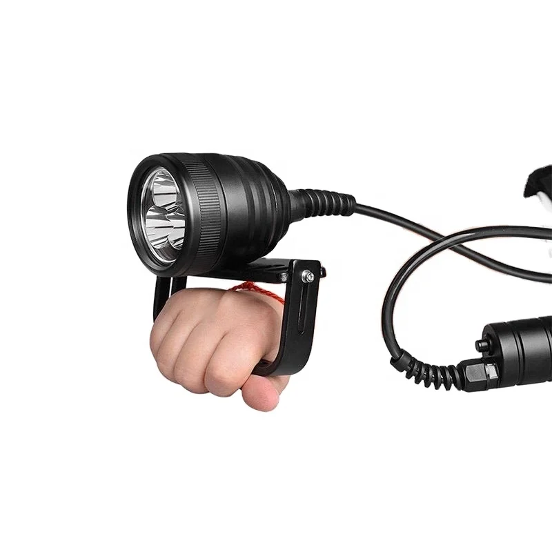 Погружной раздельный технологический фонарик OEM/ODM для поиска под водой, максимальная глубина 150 метров