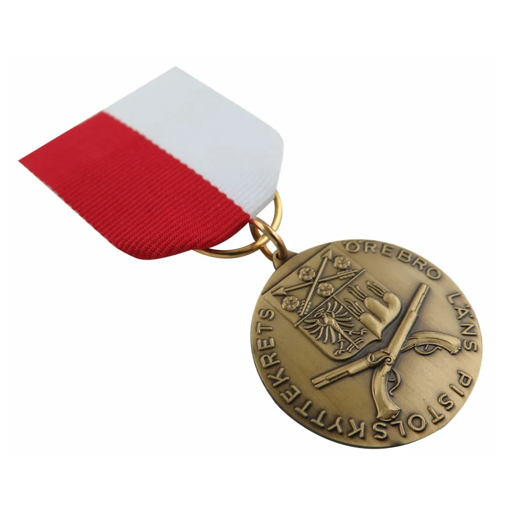 Medal with Ribbon Custom Hard Soft Enamel Russia Souvenir 3D Anniversary Europe Metal Medal German Medals