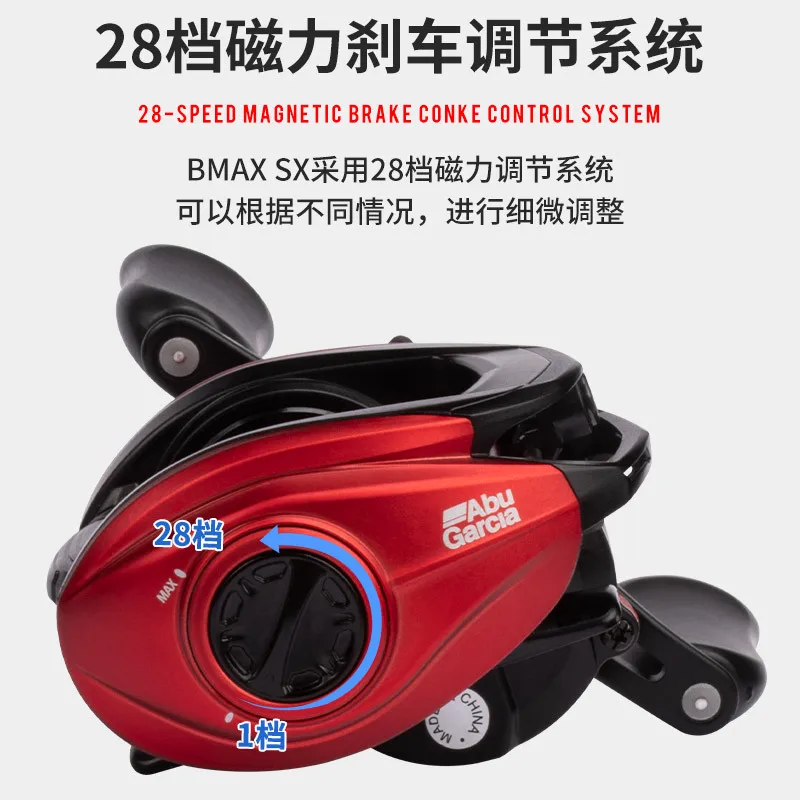 Новое поступление ABU GARCIA BMAX5 SX Рыболовная Снасть и снасти для Пресноводной морской рыбалки приманка серфинга легкая катушка