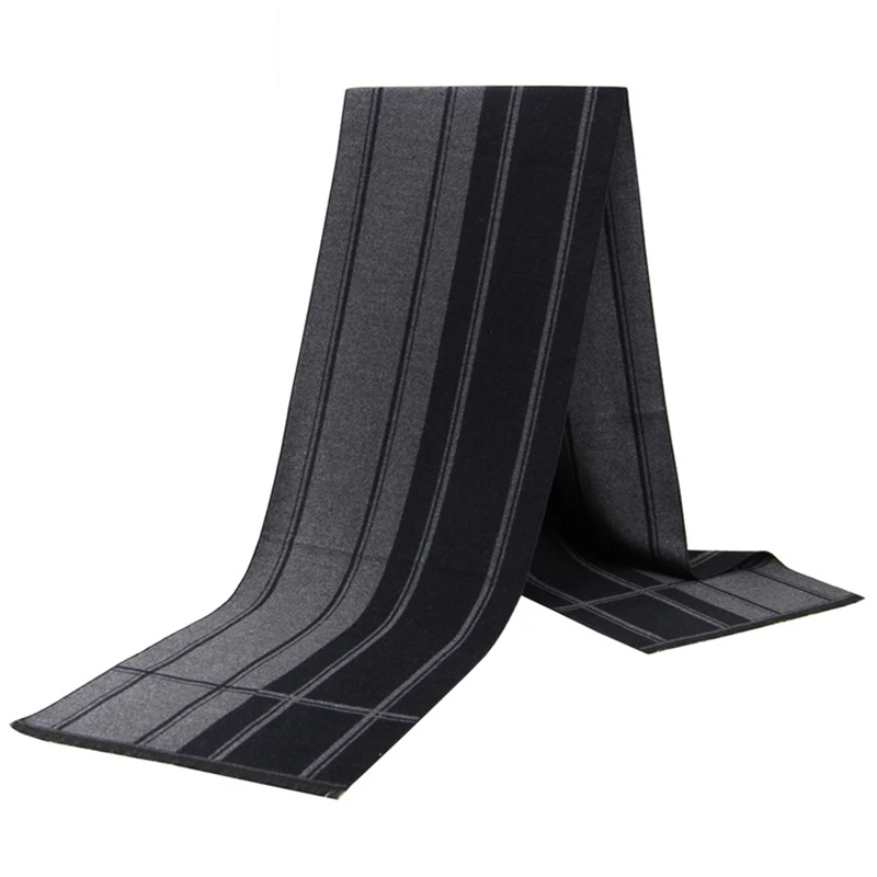 Luxury Fashion Cashmere Men Winter Scarf Custom Designer Scarf For Men Long Shawls Muffler Warm Silk Men Scarves