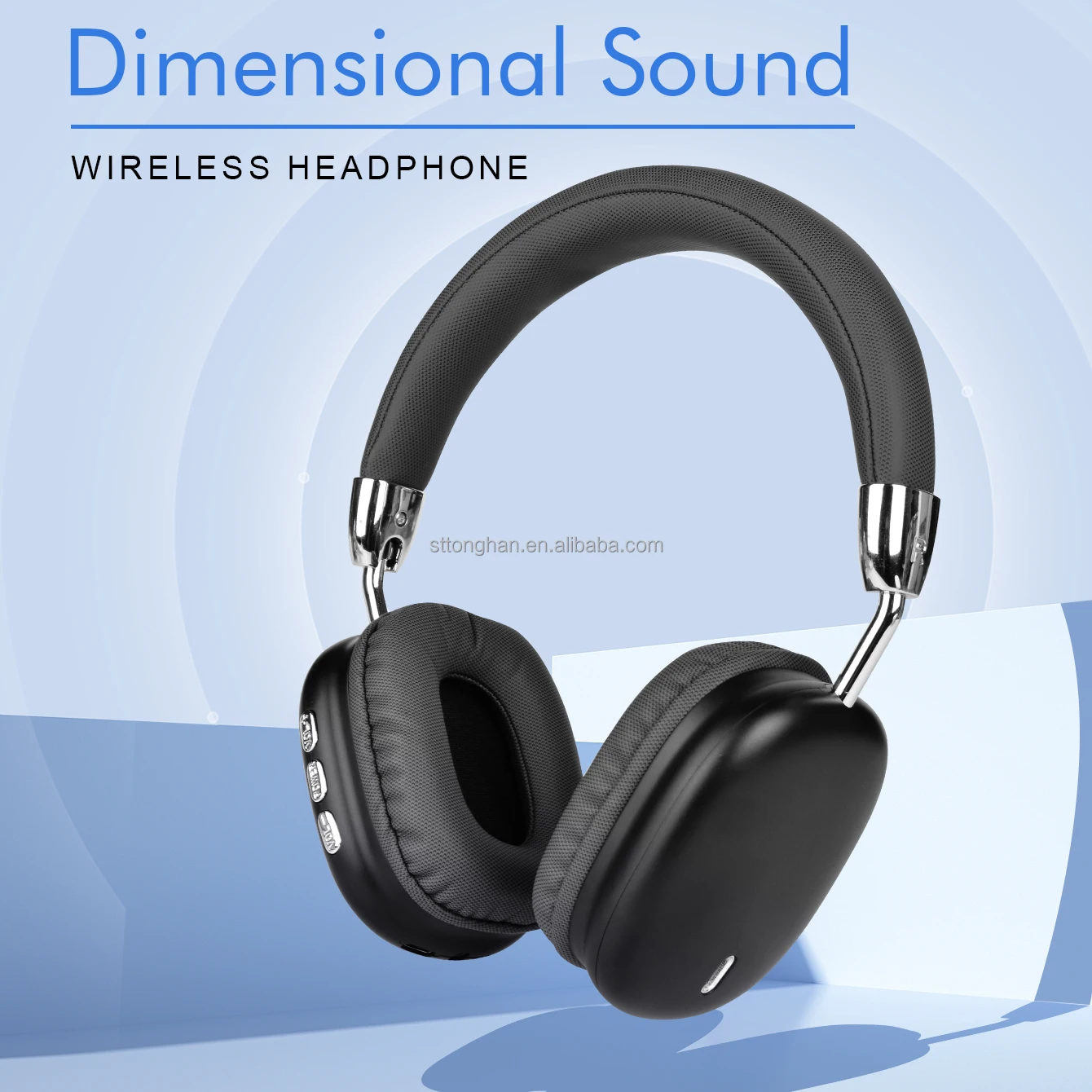 New Custom B36 Strong Bass Headphones Foldable Headset Wireless Headphones   HiFi Gaming Computer Headset With Microphone
