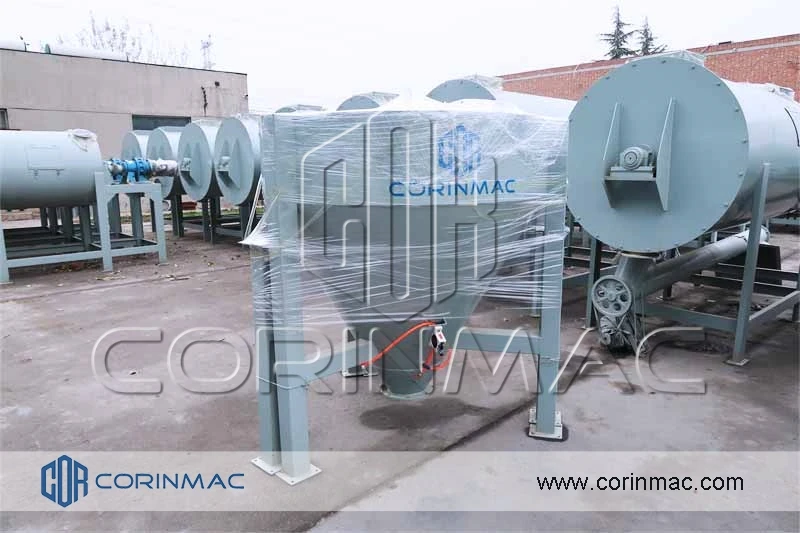 simple dry cement mortar plaster production line mixer machine premix plant mixing equipment manufacturer for sale