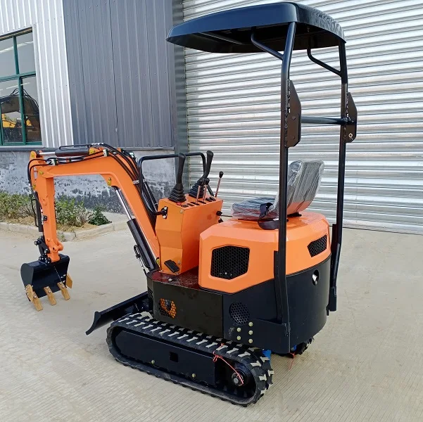 Mini Front End Loader Multifunction Backhoe Loader for Sale Tractor 1 Ton mini excavator for garden