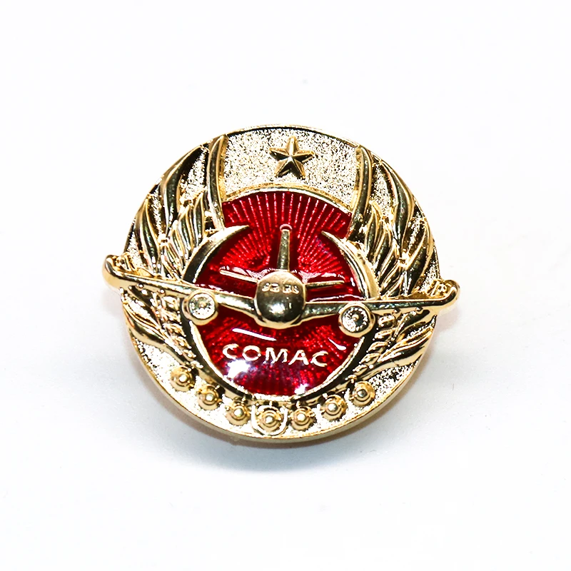 
Poppy Cute lapel pin and badge metal pin badge maker 3D pin for souvenir 