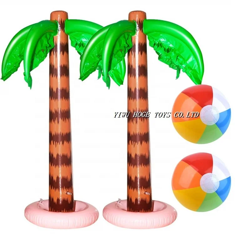 Fashion new style pink palm tree inflatable for the party