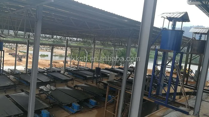 6s Vibration Shaking Table Lead Ore Processing Plant