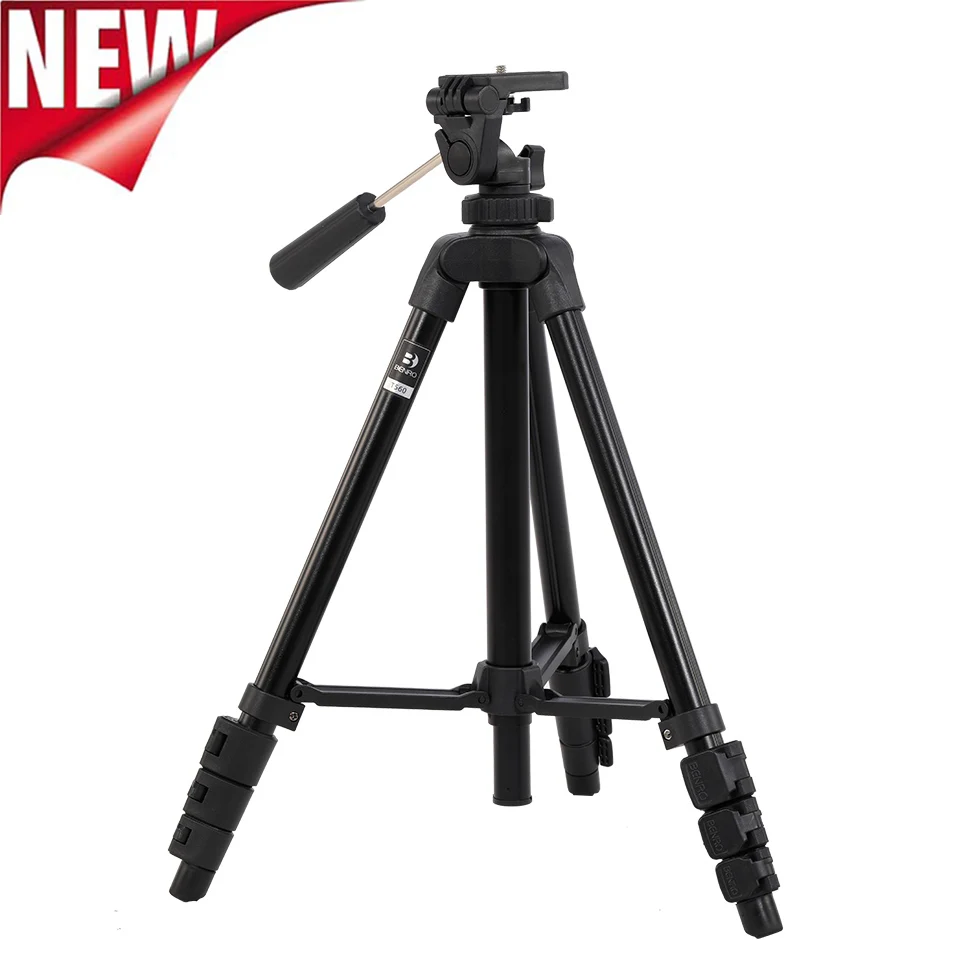 BENRO T560 1.43 Meter Max Height 2.5KG Max Load Professional Tripod Stand Camera Video Tripod