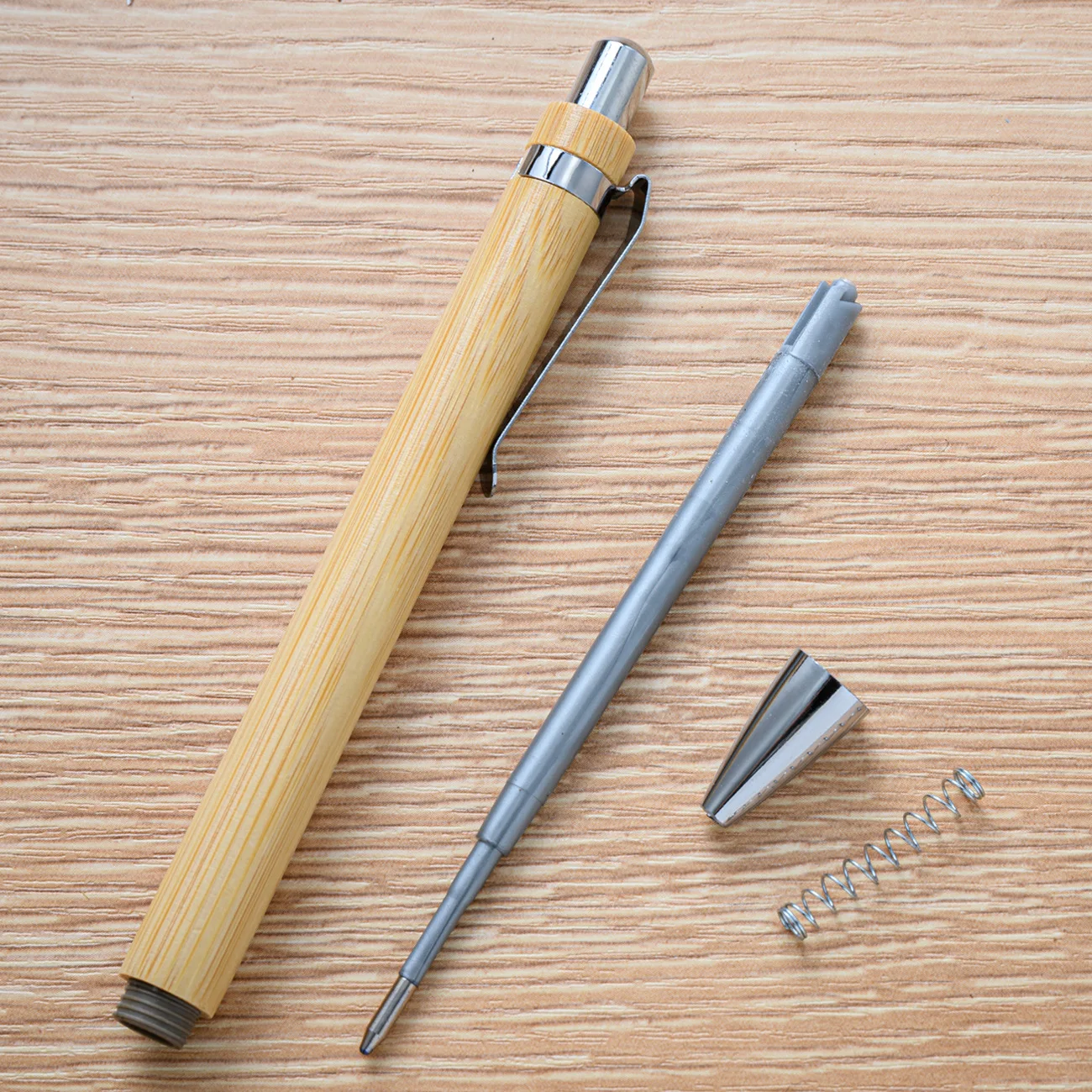Promotion Personalized Ballpoint Pens Wooden Bulk Engraved Customized Bamboo Pens