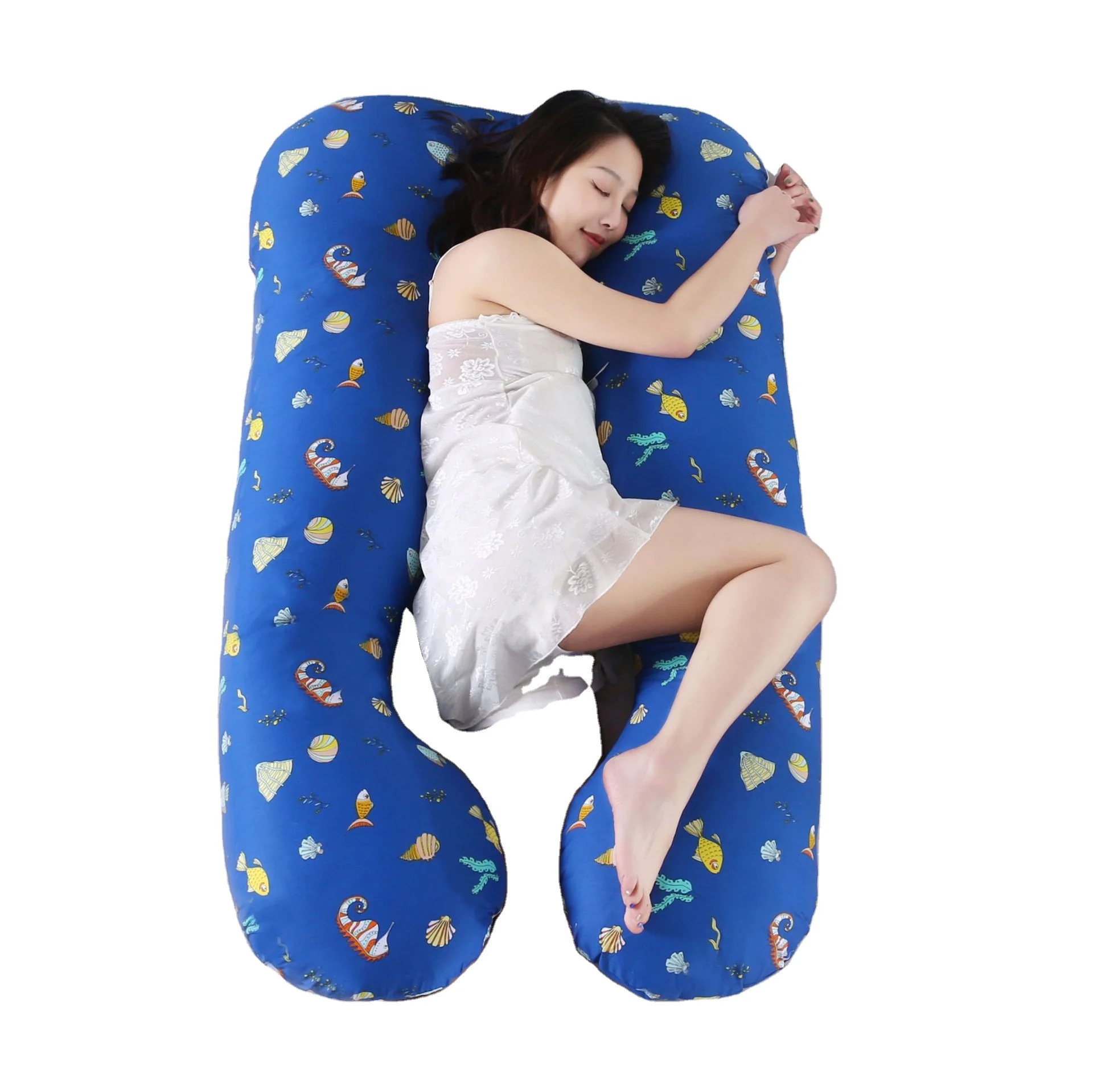 Подушка для беременных с полной поддержкой тела из 100 хлопка женщин