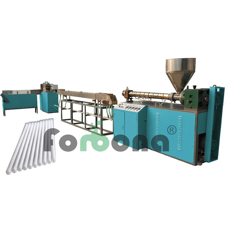 Forbona  Easy To Use Fully Automatic Stability PP PE Plastic Medical Area Straws Stick Making Machine